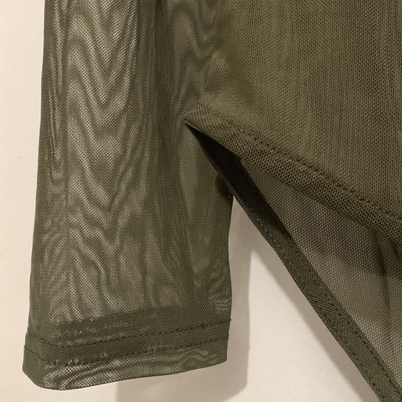 Cotton Candy Couture Green Mesh Butterfly Bodysuit - Picture 9 of 12